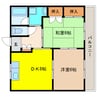 グレース犬山Ⅱ 2DKの間取り
