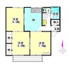 フリーデンハイム 3DKの間取り