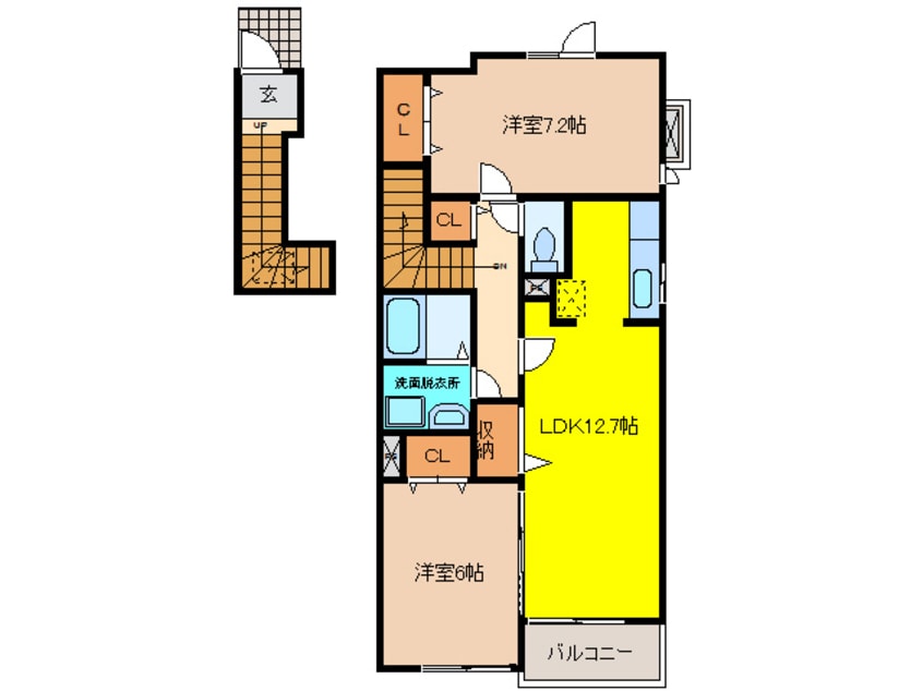 間取図 エクセレントヴィラ