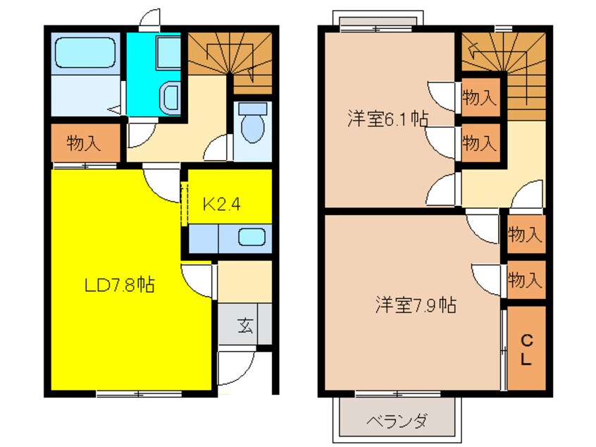 間取図 Maison Lespoir