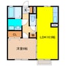 ラフィーネＡ 1LDKの間取り