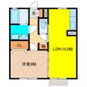 ラフィーネＡ 1LDKの間取り