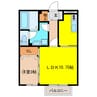セジュール　アン 1LDKの間取り