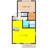 ラフィーネＢ 1LDKの間取り