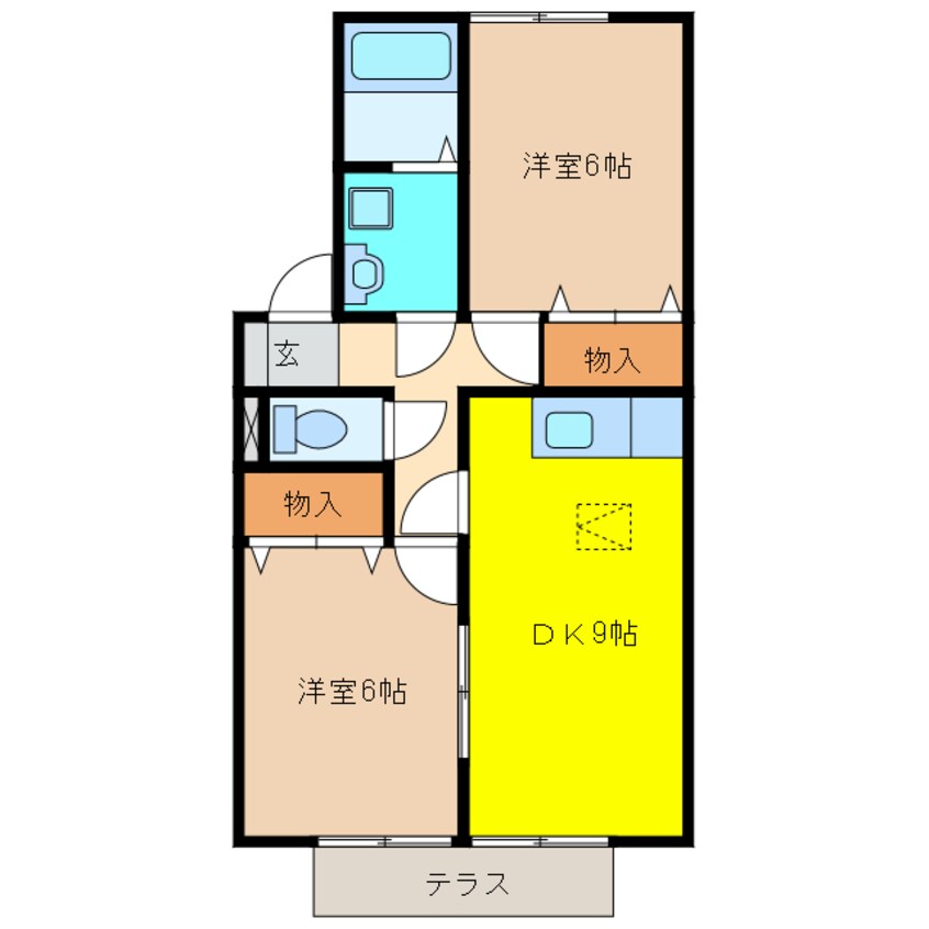 間取図 クレール