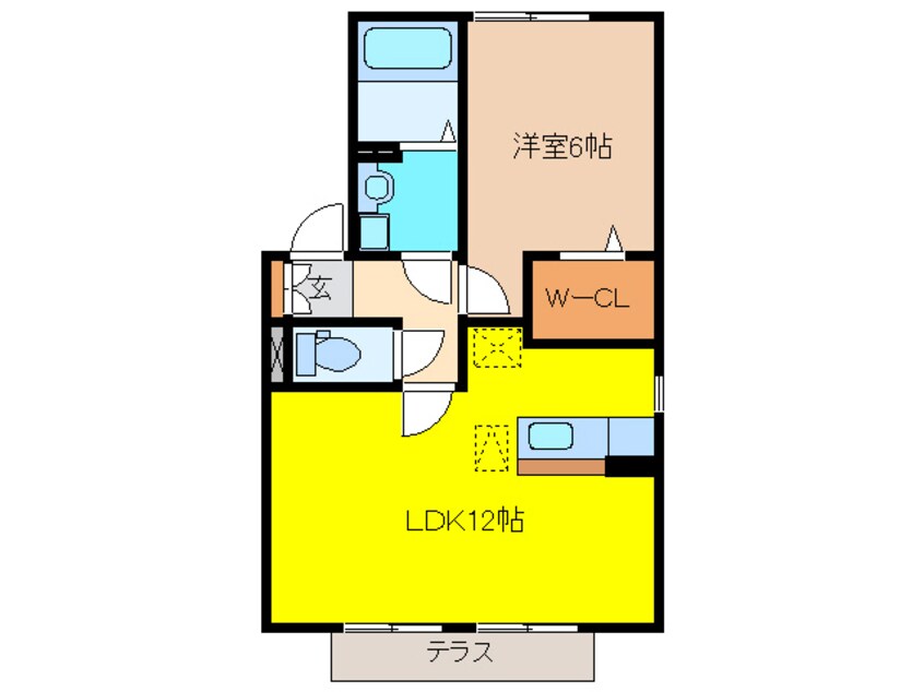 間取図 リサ・フラッツ