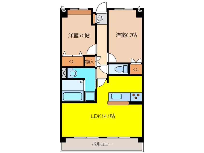 間取図 サンシャイン本郷Ａ棟