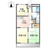 グランドポリス９２ 3DKの間取り