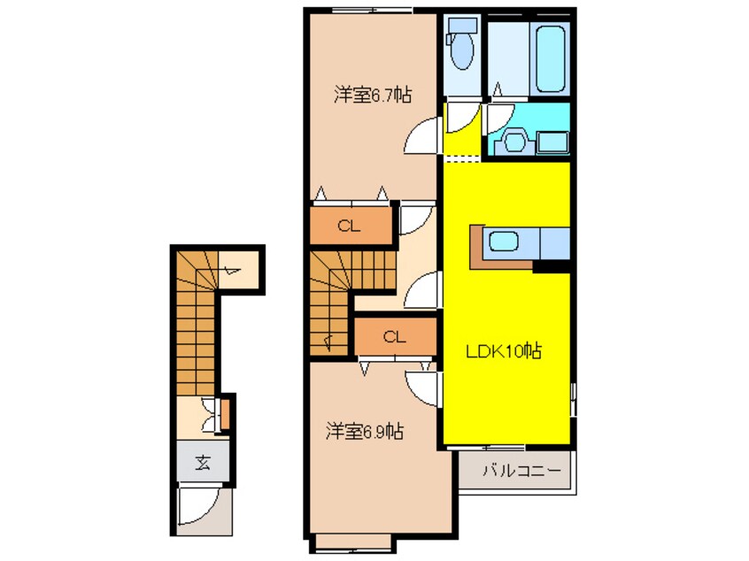 間取図 サンフラワー