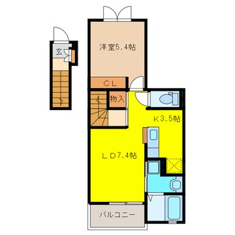 間取図 オークフォレスト明和Ⅵ