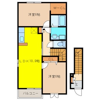 間取図 ビューテラス陶Ⅱ
