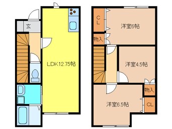 間取図 勝野様戸建賃貸住宅