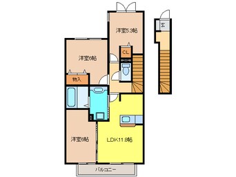 間取図 グリーンフィールドM