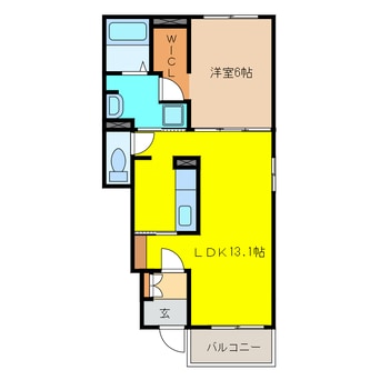 間取図 ラ　ルーチェ