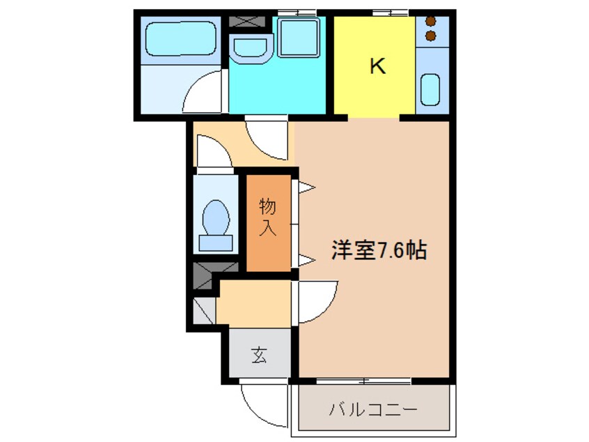 間取図 グラース・ヴィル