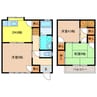 内田東町借家 3DKの間取り