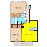ソシア・ミズノ 2LDKの間取り