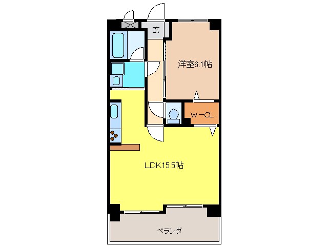 間取り図 BELLE VILLE Ⅵ