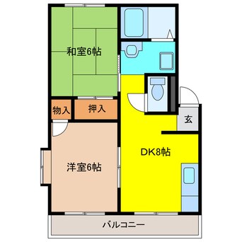 間取図 ハイツセンダ