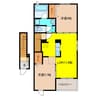 BeLuz-block32 D 2LDKの間取り