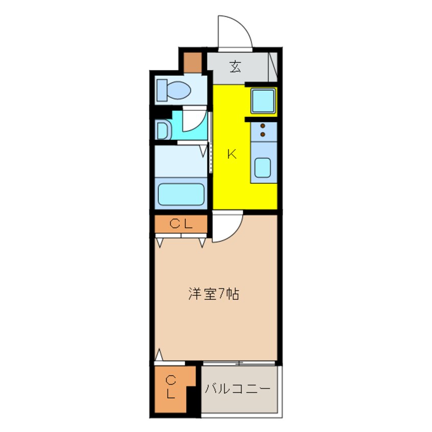 間取図 オークフォレスト明和Ⅶ