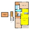 カームリーⅠ 2LDKの間取り