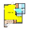 ホワイトメゾンＶ 1Rの間取り