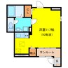 ホワイトメゾンＶ 1Rの間取り