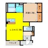 アドヴァンスⅠ 1LDKの間取り
