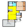 アドヴァンスⅡ 1LDKの間取り