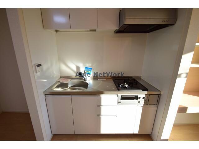 ガスコンロ2口、グリル付きキッチンです！ エアリーウッド