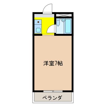 間取図 コーポIMAEDA