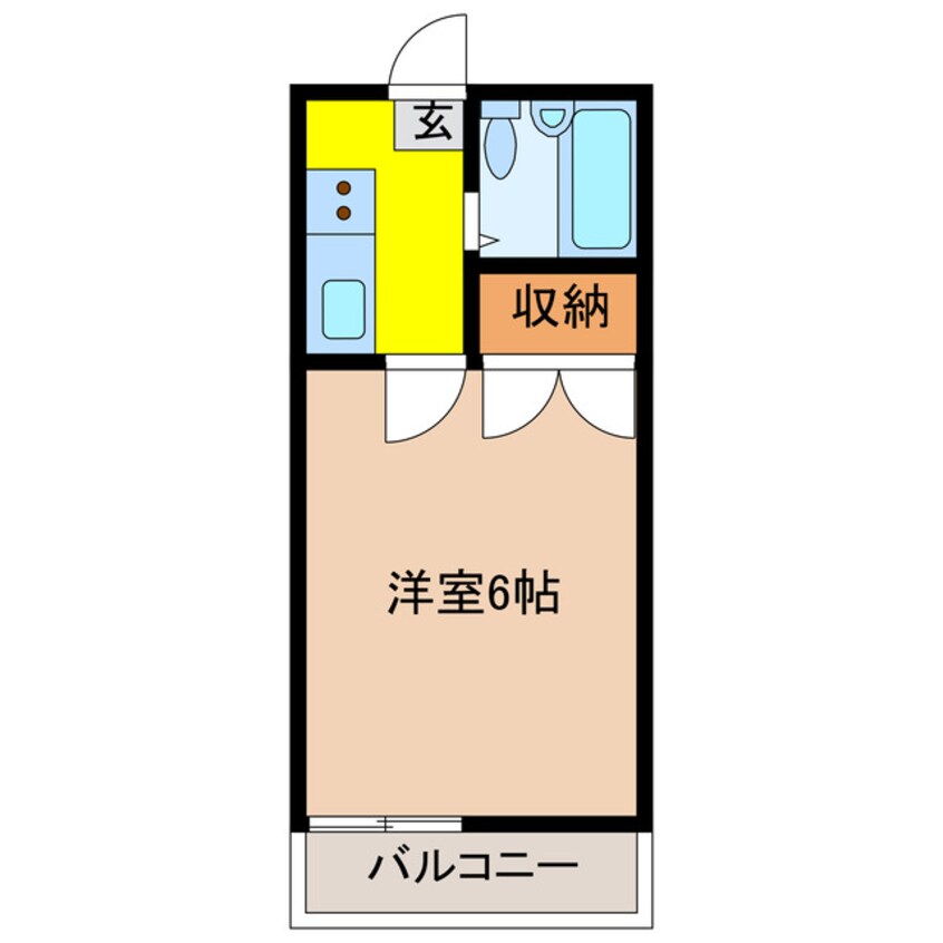 間取図 落合第1ビル