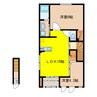ルナハウス 2LDKの間取り