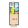 アカシア 1Kの間取り
