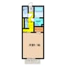 アカシア 1Kの間取り