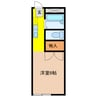 NF　GRAN日新 1Kの間取り