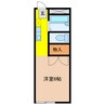 NF　GRAN日新 1Kの間取り