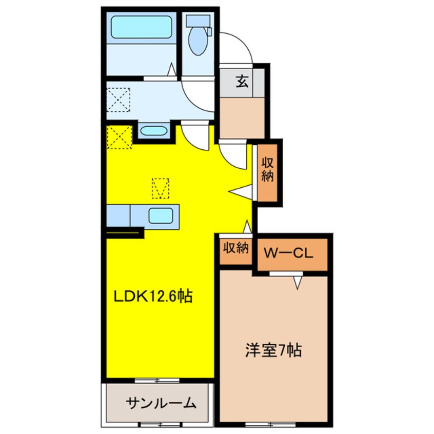 間取図 ソウ　ブイソンⅦ