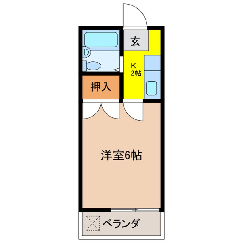 間取図 落合第2ビル