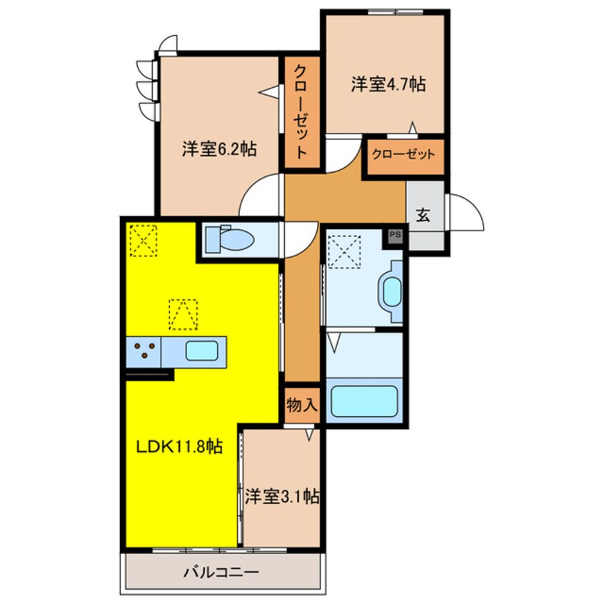 間取図 ラティペース