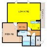 oikosⅢ 1LDKの間取り