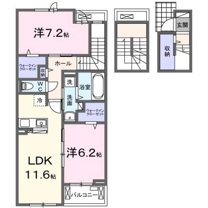 間取図 スクエア　ヴィラⅡ