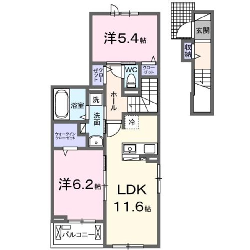 間取図 スクエア　ヴィラⅠ