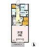 ティアラ・T 1Kの間取り
