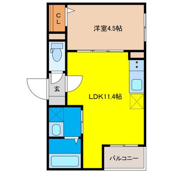 間取図 Jack gonishiⅠ　