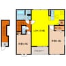 サニーヴィラA 2LDKの間取り