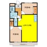 ブリッジコート新鵜沼 2LDKの間取り