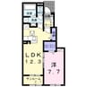 アルメリア 1LDKの間取り