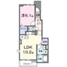 ファイン 1LDKの間取り